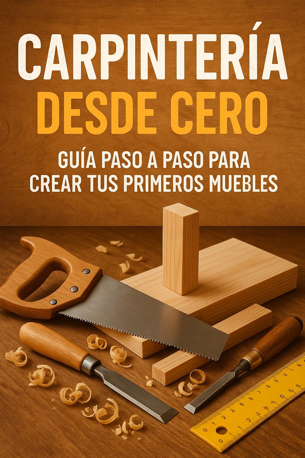 "Carpintería desde Cero: Guía Paso a Paso para Crear tus Primeros Muebles"
